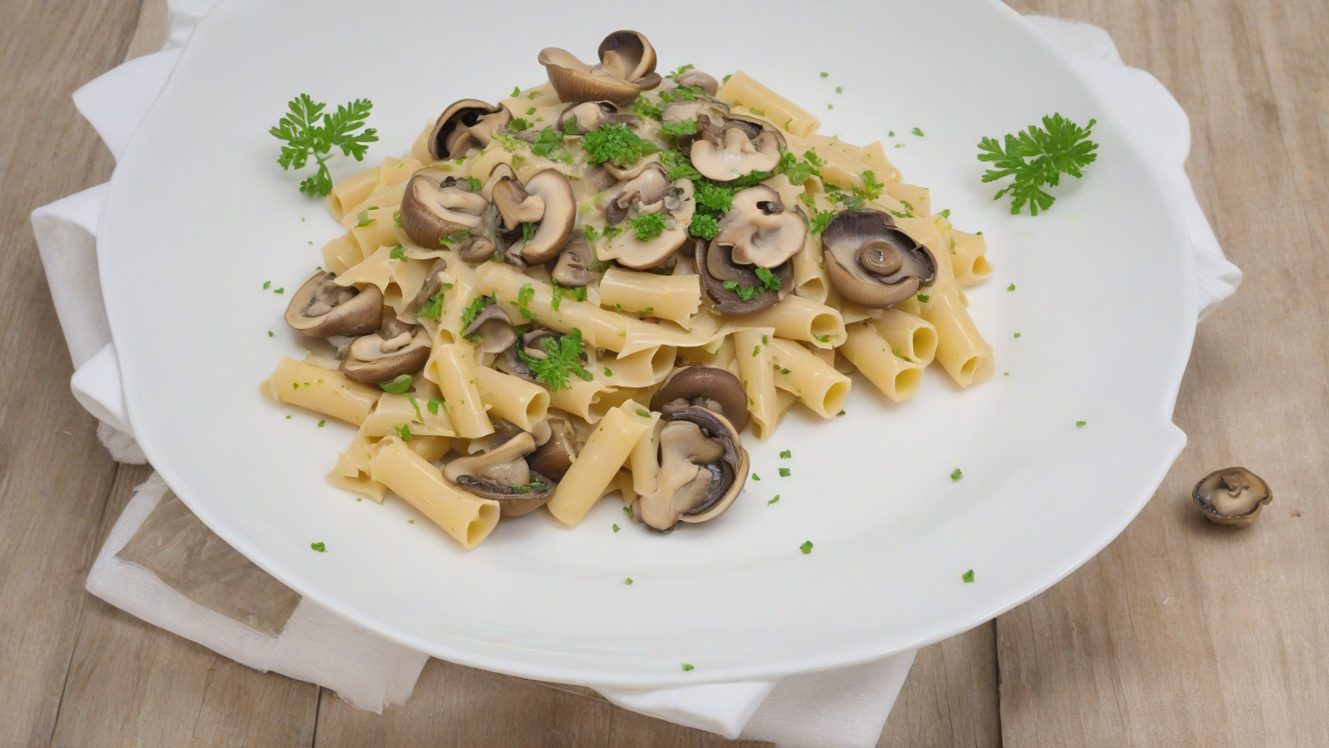 pasta e funghi